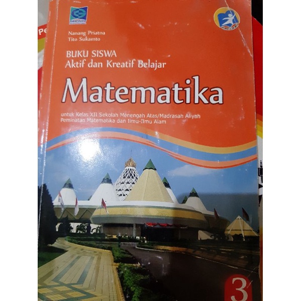 

BUKU MATEMATIKA GRAFINDO KELAS 3/XII