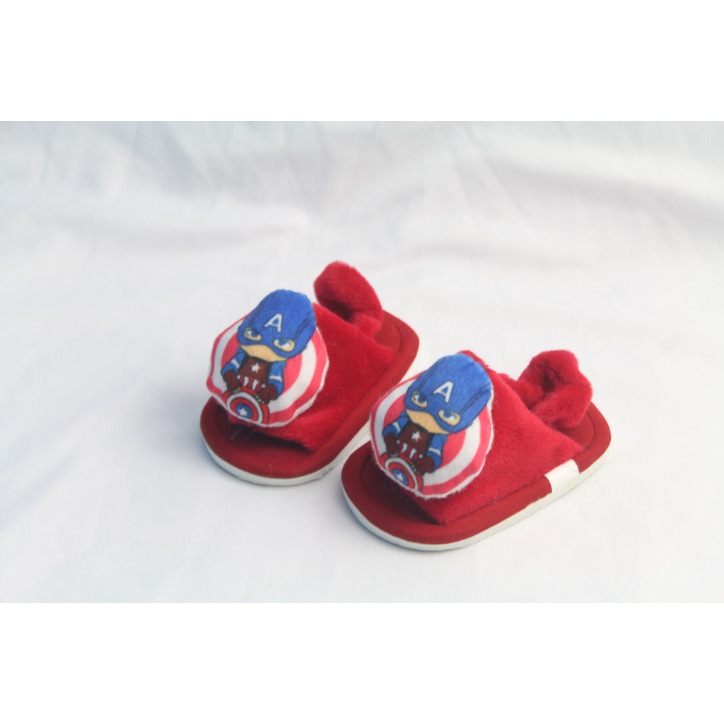 Sandal Anak Balita karakter super hero bahan spon lembut