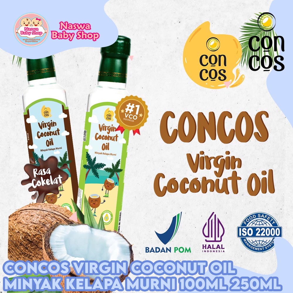 

Concos Virgin Coconut Oil Minyak Kelapa Murni 100ml 250ml