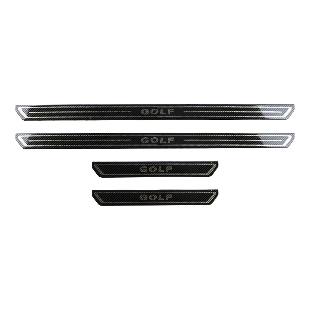 Plat Sill Pintu Mobil Bahan Stainless Steel Untuk Volkswagen VW Golf 7 MK7 2013-2019