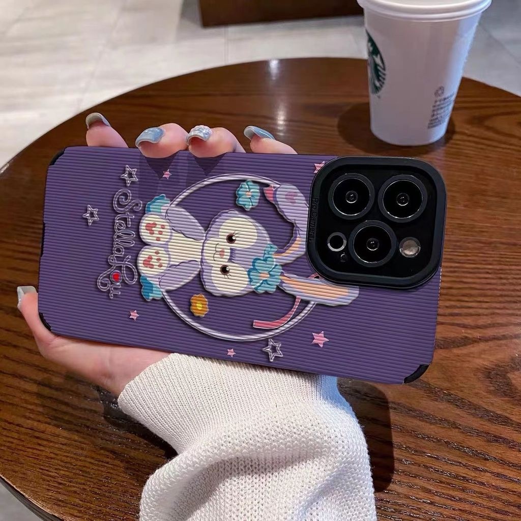 IPHONE Casing Ponsel Desain Kelinci Perempuan Bintang Lucu Kompatibel Dengan Iphone12 13 14 11 Pro Max X Xs Max Xr Ggftg