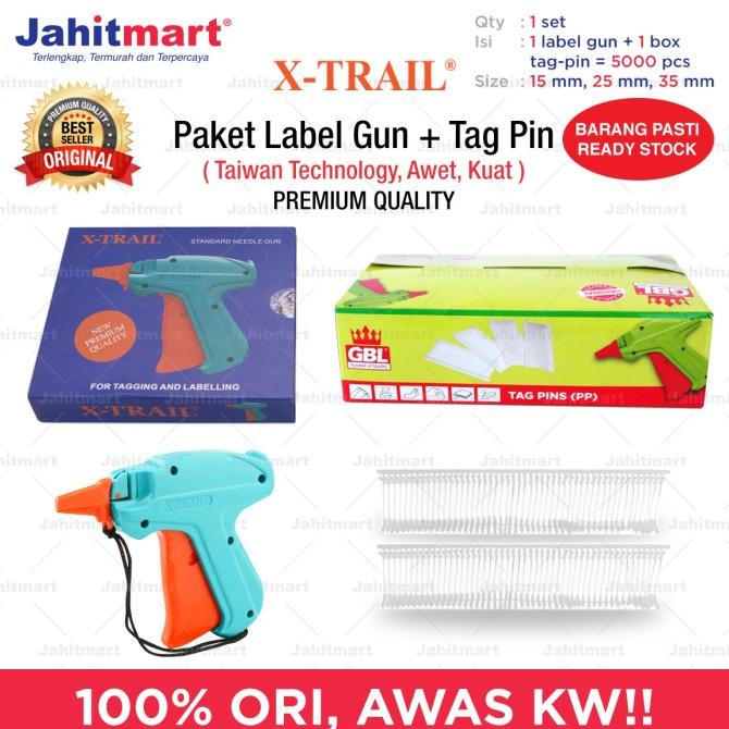 

[BISA COD] PAKET TEMBAKAN TAG GUN "X-TRAIL" + ISI 5.000 PCS TAG PIN (ARROW PIN)