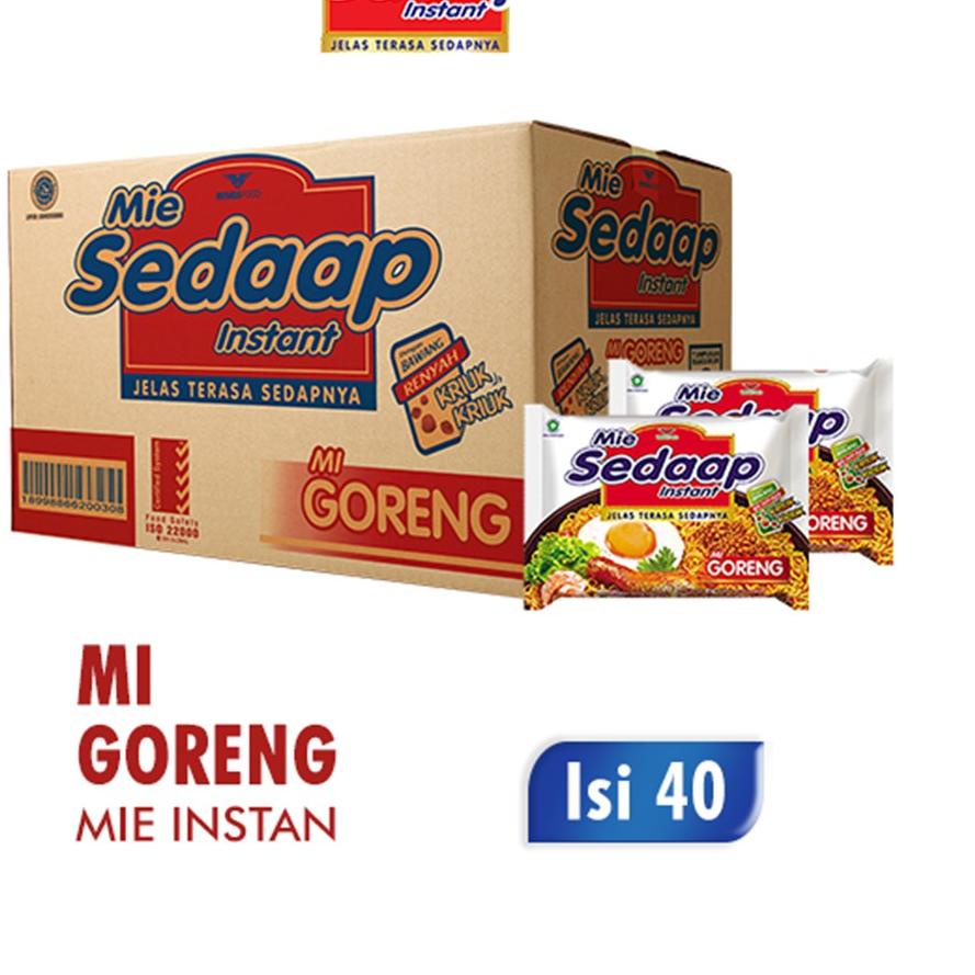 

{Original} Mie Sedaap Goreng 90gr x 40 (1 box)