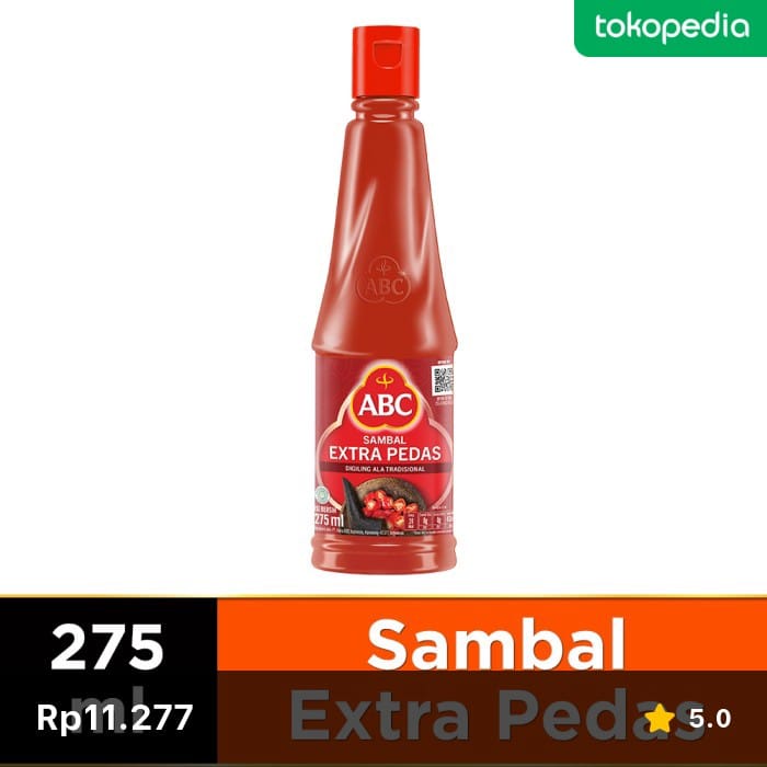 

ABC Sambal Extra Pedas 275 ml