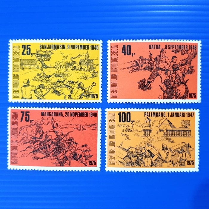 

✨NEW✨ - Prangko/Perangko Indonesia. 1975. Seri 30 Tahun Kemerdekaan RI
