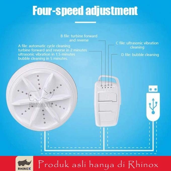 Mesin Cuci Mini / Mesin Cuci Lipat Ultrasonik Piring / Pakaian Dalam