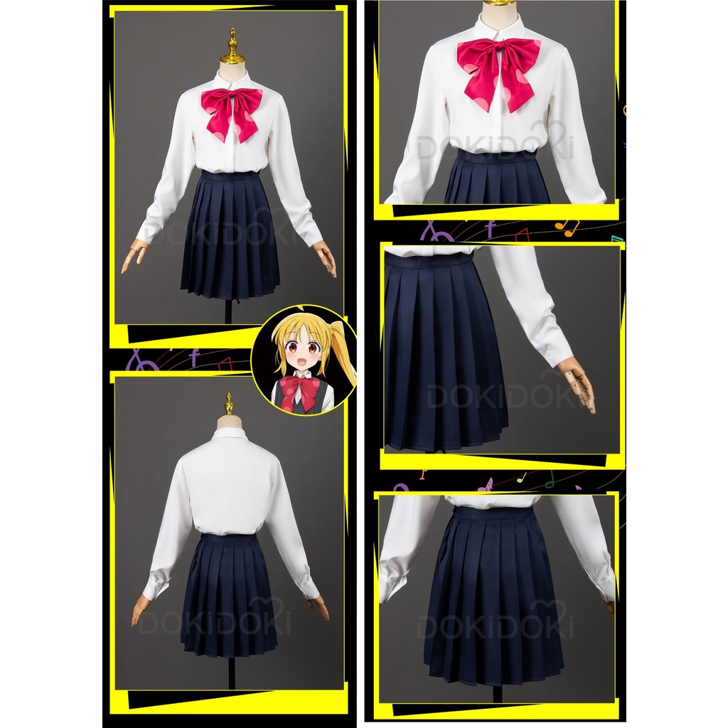 Bocchi the Rock! Hitori Gotou Ijichi Nijika Yamada Ryo Kita Ikuyo Cosplay Costume