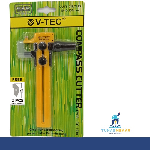 

V-tec Compass Cutter CC 1530 / Circle Cutter / Pemotong Lingkaran