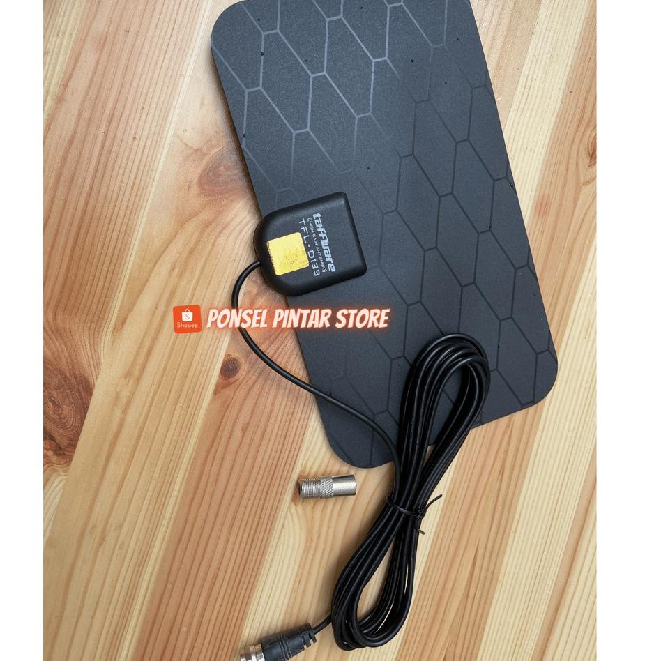 Kualitas Tinggi [COD] [ORIGINAL 100%] TAFFWARE ANTENA TV DIGITAL INDOOR DVB-T2 4K 25DB HIGH GAIN TFL