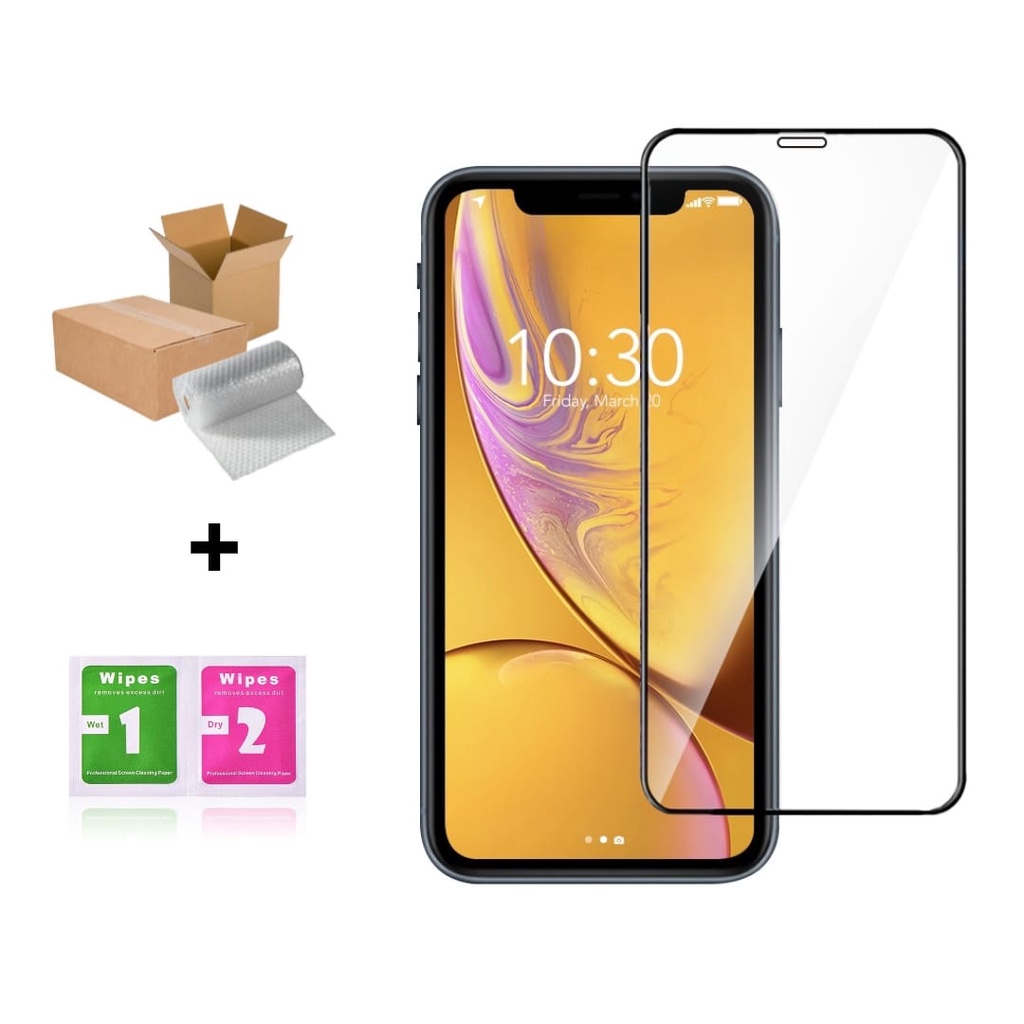 (GARANSI GANTI BARU) Tempered Glass 5D/9D FULL COVER Lem For NEW TYPE IPHONE 6/6S/7/8/6+/6S+/7+/8+/X