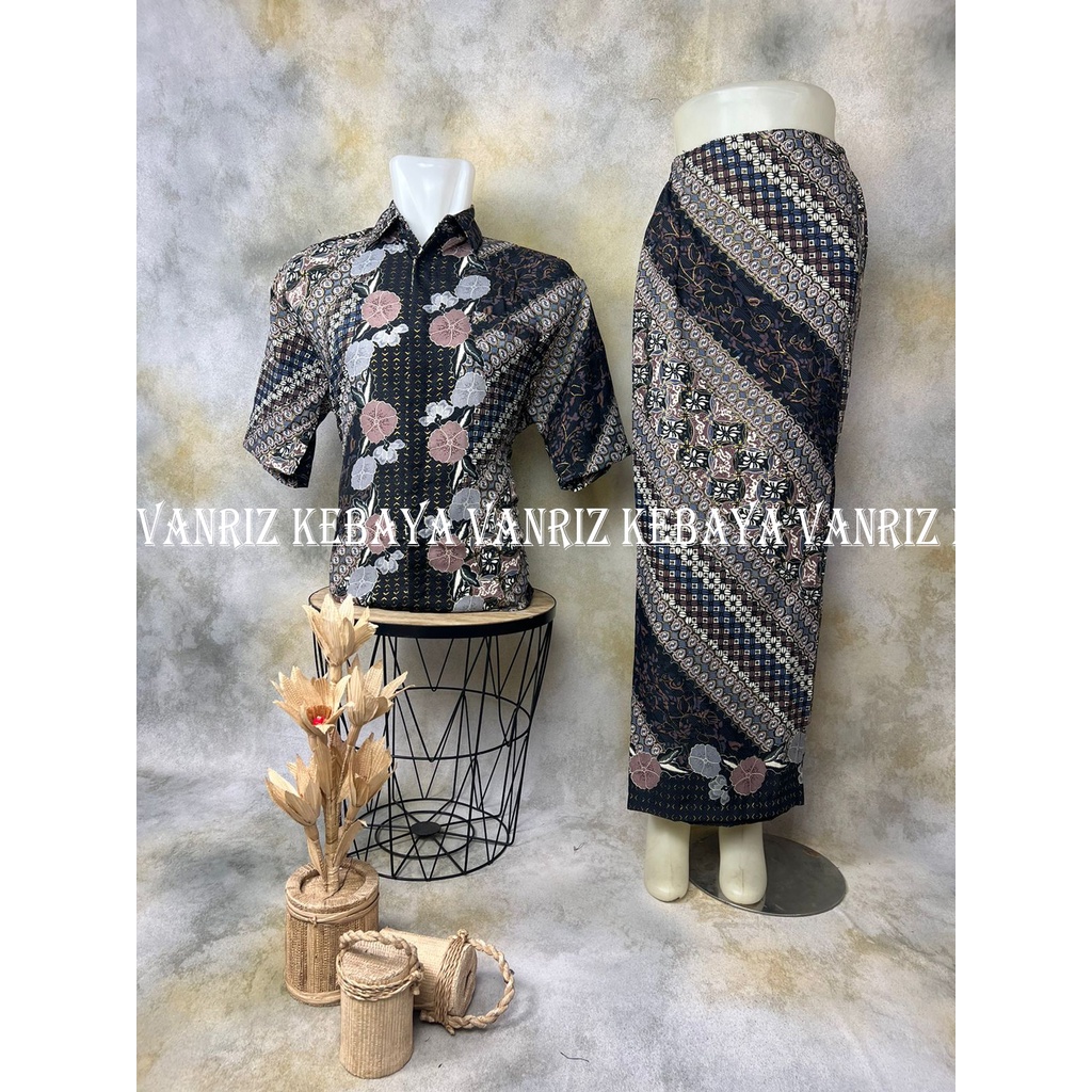 BATIK COUPLE / BAJU BATIK COUPLE / BATIK SET / BATIK LENGAN PENDEK / BATIK COUPLE ROK SPAN / ROK SPAN BATIK COUPLE / ROK SPAN BATIK