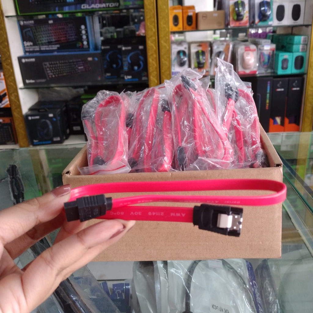 Kabel SATA Jepit Bagus - 2pcs