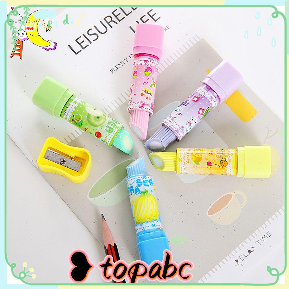 Top Eraser Hadiah Anak Lipstik Rotary Stationery