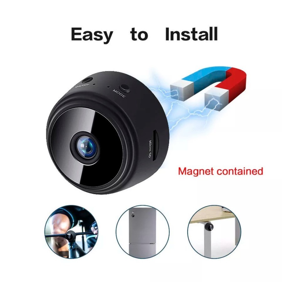 Kamera CCTV Mini A9 Spy Kamera HD 1080p Wireless IP Camera Pengintai