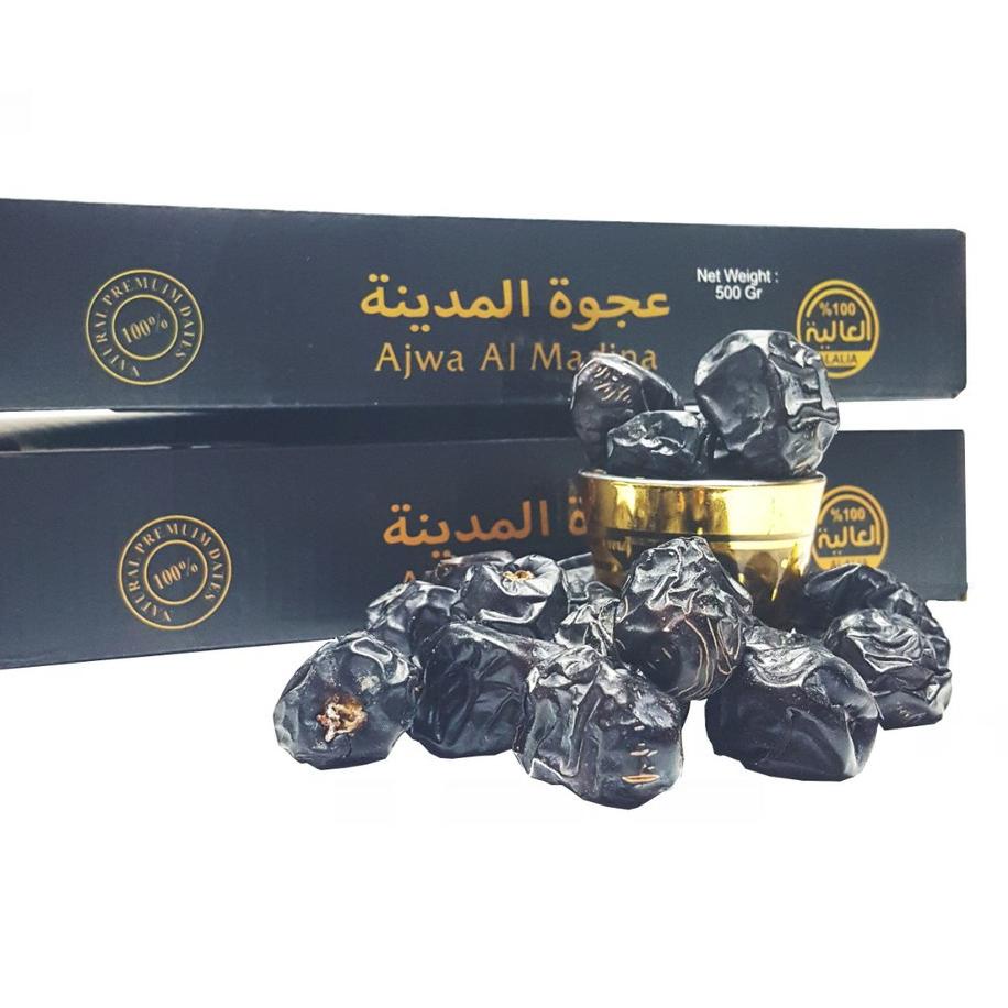

✪ Kurma Ajwa | Kurma Nabi Grade Super Premium Kemasan 1 kg 1kg ➦