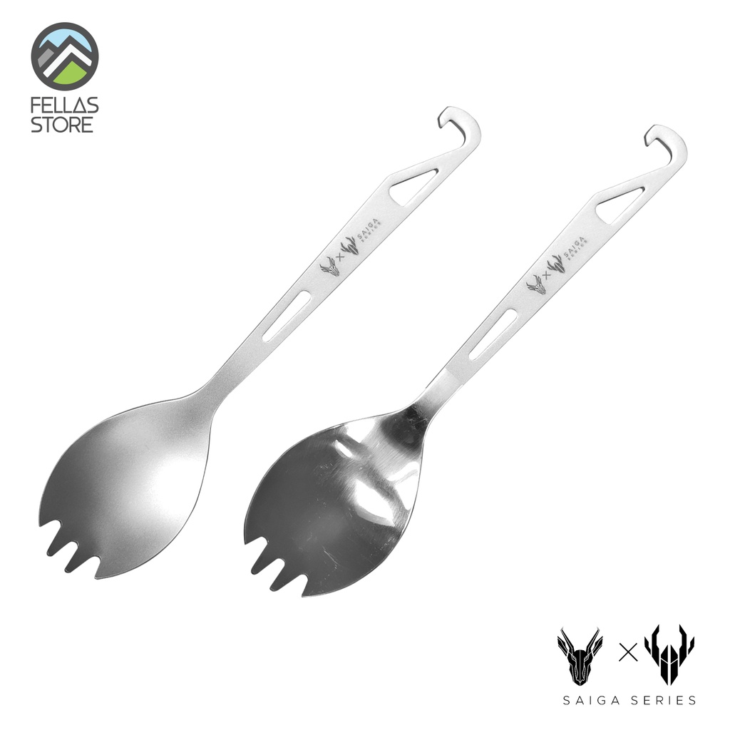 Saiga - Titanium Spork w/ Bottle Opener