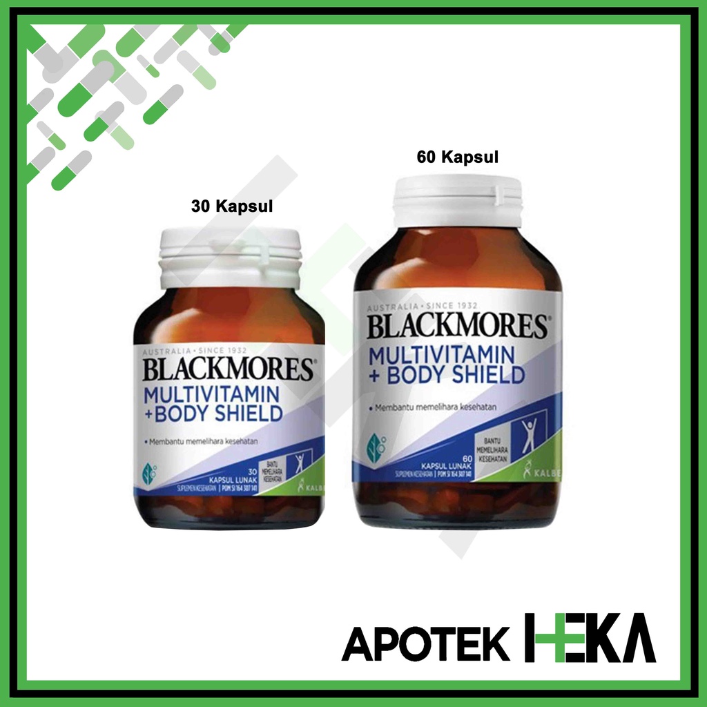 Blackmores Multivitamin + Body Shield - Memelihara Daya Tahan Tubuh (SEMARANG)