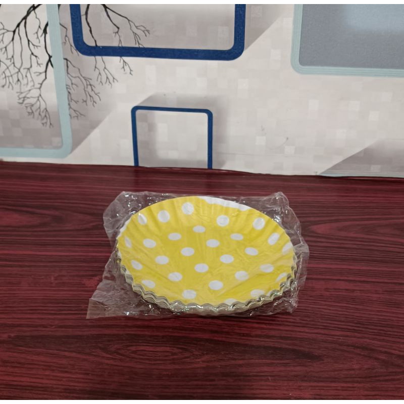 Piring Kue Kertas Polkadot / Piring Snack