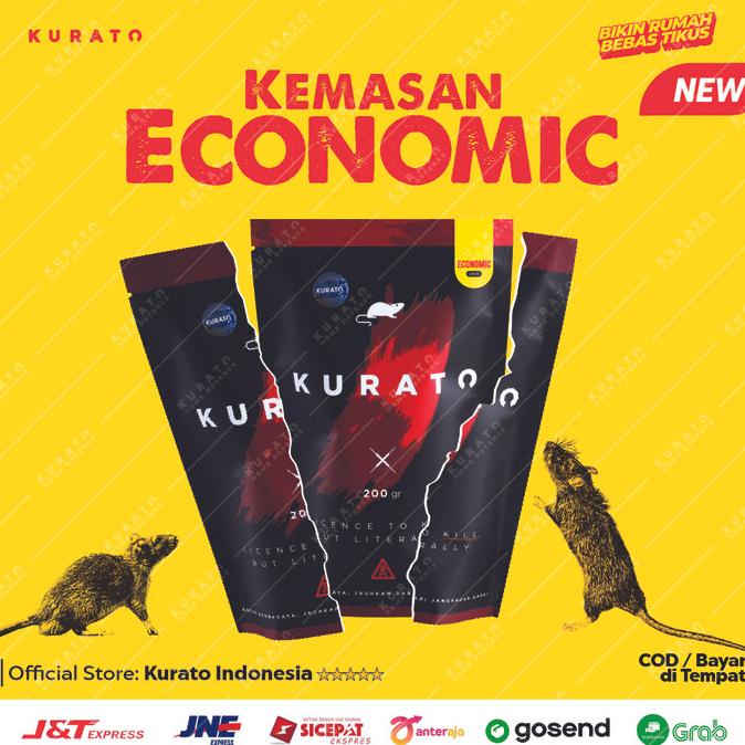 Penumpas Hama Pembasmi Tikus Ori Racun Tikus KURATO Paling Ampuh 200g