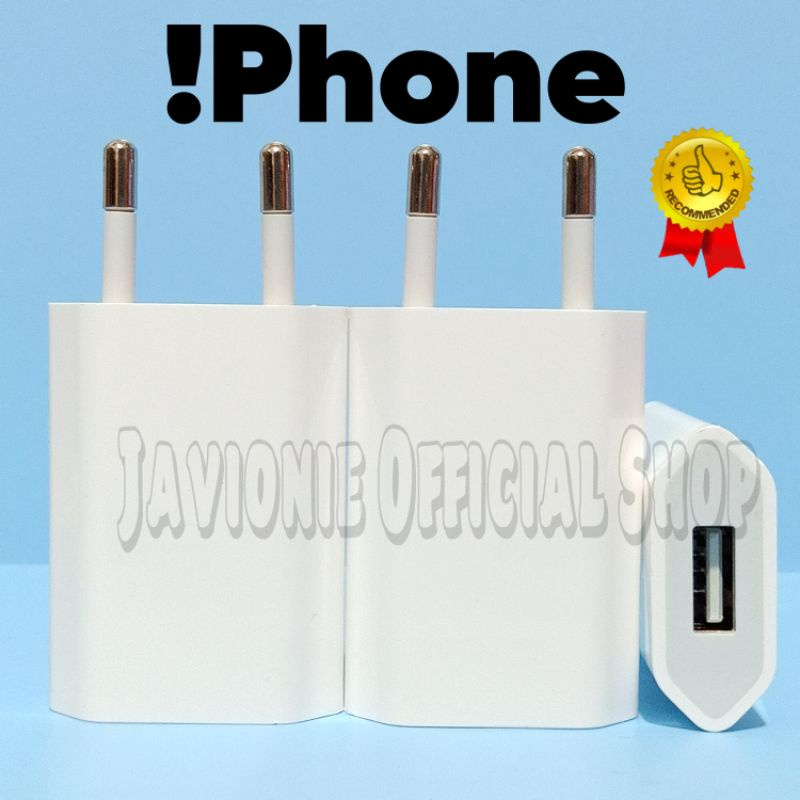 Adaptor Kepala Charger Casan iP 5 5S 5C 6 6S 7 8 Plus X XR XS MAX SE Fast Charging Lightning to USB