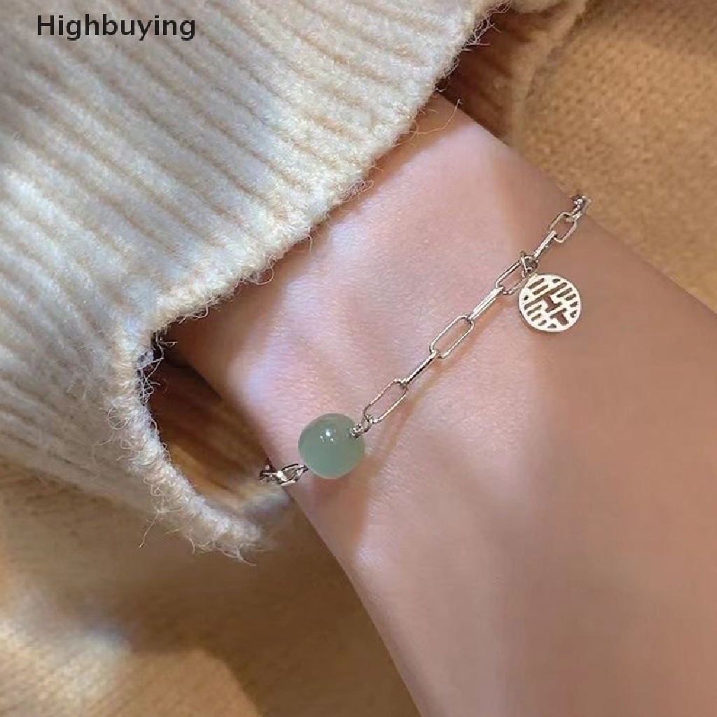 Hbid Sederhana Retro Bagus Beruntung Gelang Antik Fashion Indah Beruntung Liontin Adjustable Bangle Pesona Perhiasan Fashion Hadiah Glory