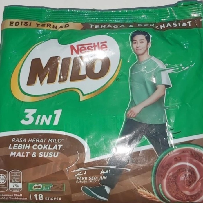 

(BISA COD) milo 3 in 1 malaysia 18 stik sachet