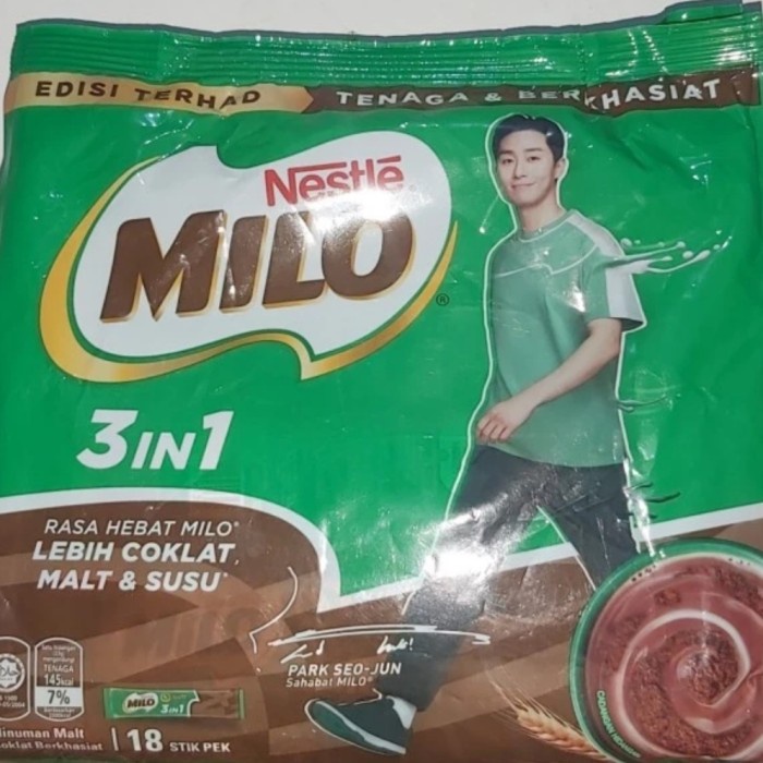 

(BISA COD) milo 3 in 1 malaysia 18 stik sachet