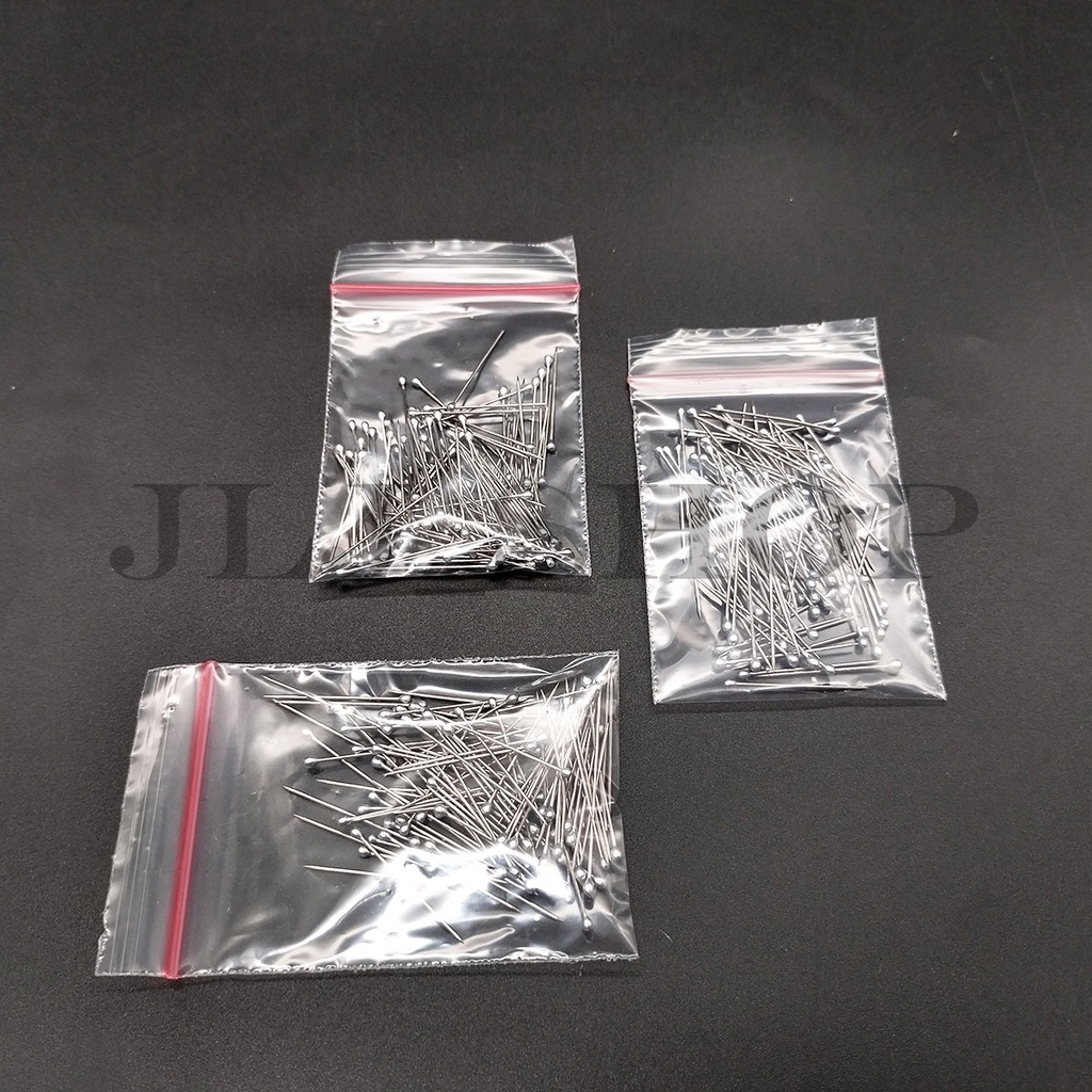 Jarum pentul mini silver / timah panjang jarum 2.5cm (JARUM TIMAH)