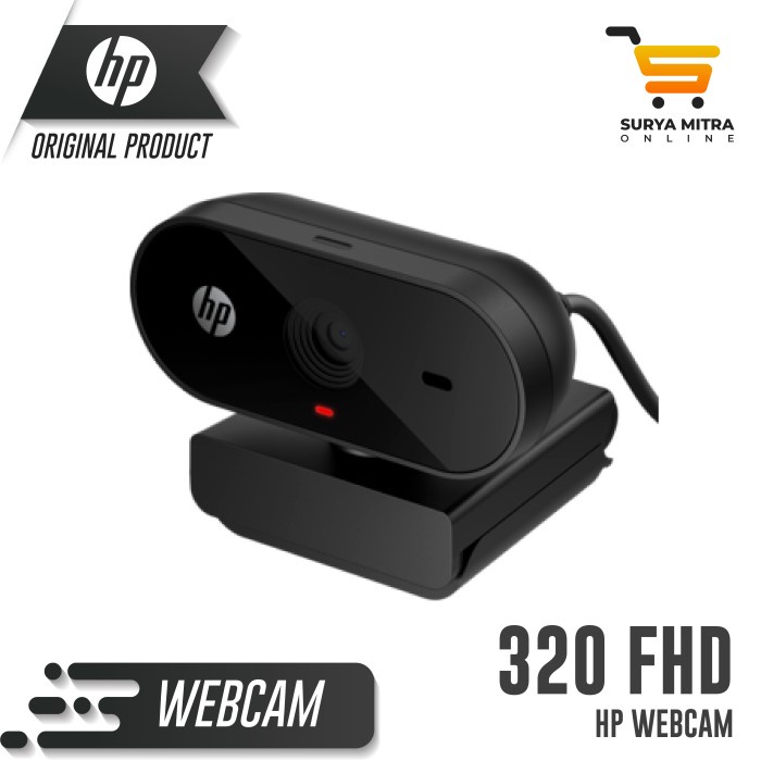 Webcam HP 320 Full HD 1080p with integrated mic