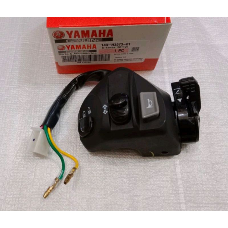 SAKLAR KIRI SEN SWITCH MIO SOUL KARBU SMILE JUPITER Z MX YAMAHA ASLI 14D-H3973-00