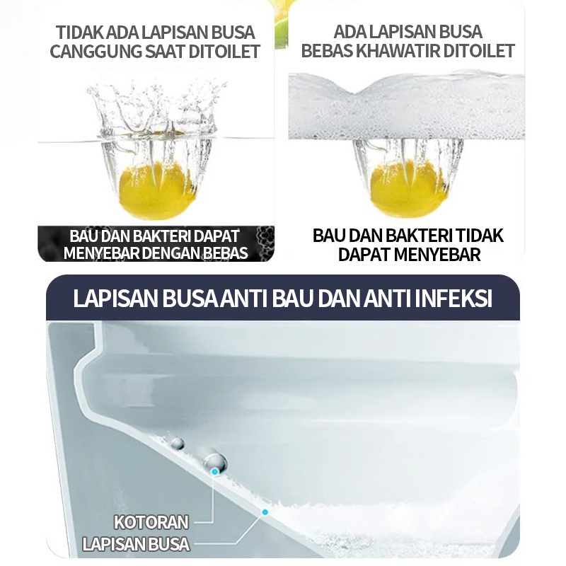 Smart Closet Toilet Otomatis Toilet pintar putih /Toilet sederhana putih /Toilet multifungsi/Toilet listrik/Toilet pintar bersensor(Kemasan Kayu, Lebih Aman)