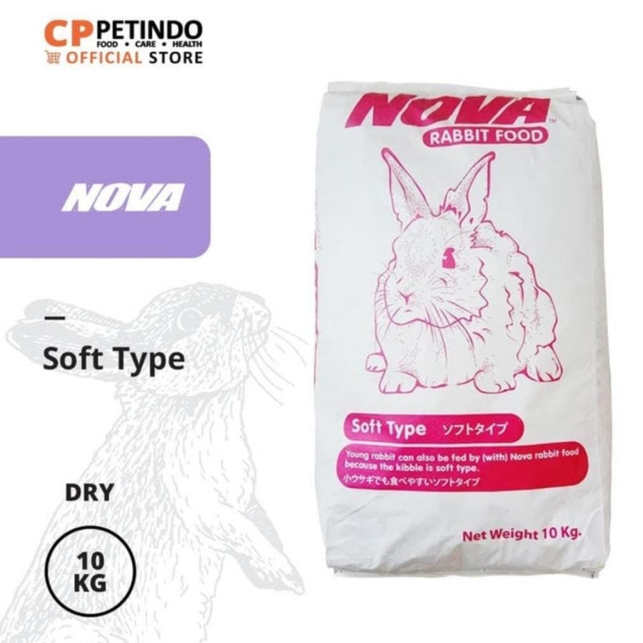 GOJEK Makanan Kelinci Nova 10kg/no britter bunny, vitamaxx rabbit