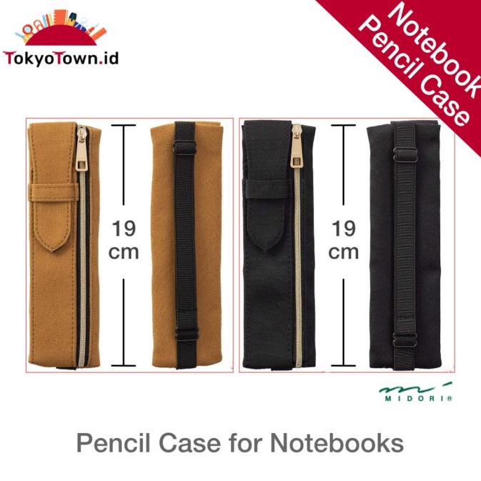 

Midori Pen Case With Bookband for B6 to A5 notebook