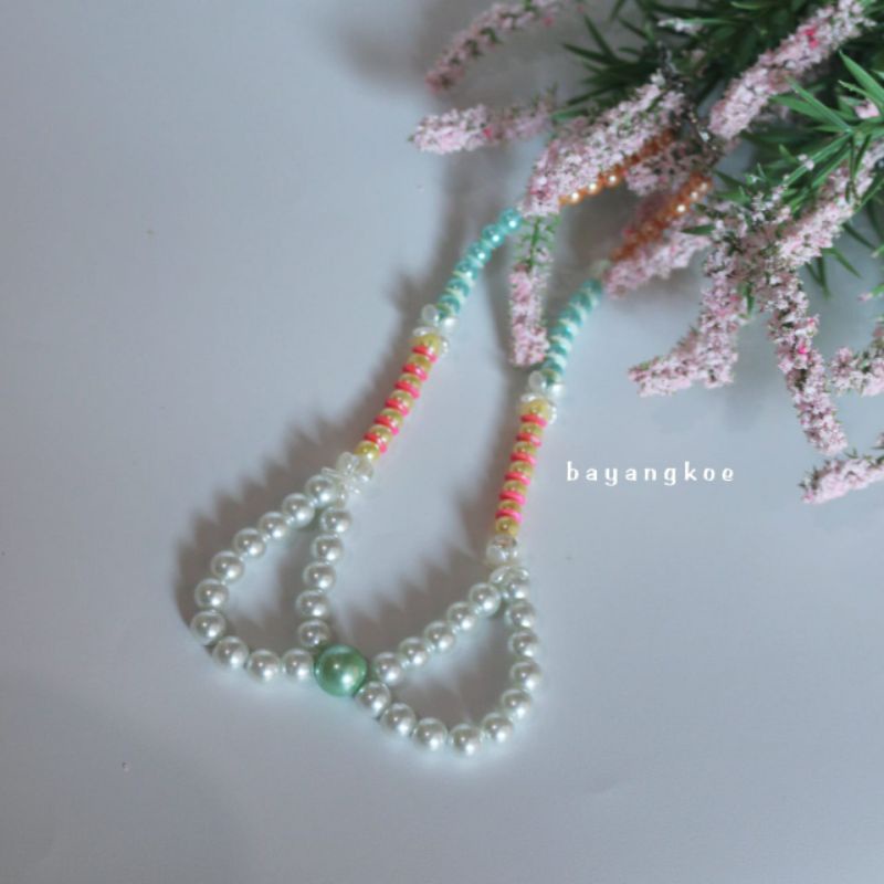 [ Kalung 35 ] Kalung cewek kue / kalung pastel / kalung warna pastel / kalung cewek / Necklace berad