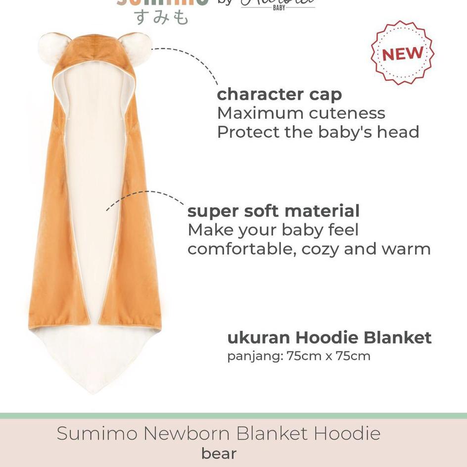 Kejutan Hemat Sumimo Baby Blanket Hoodie