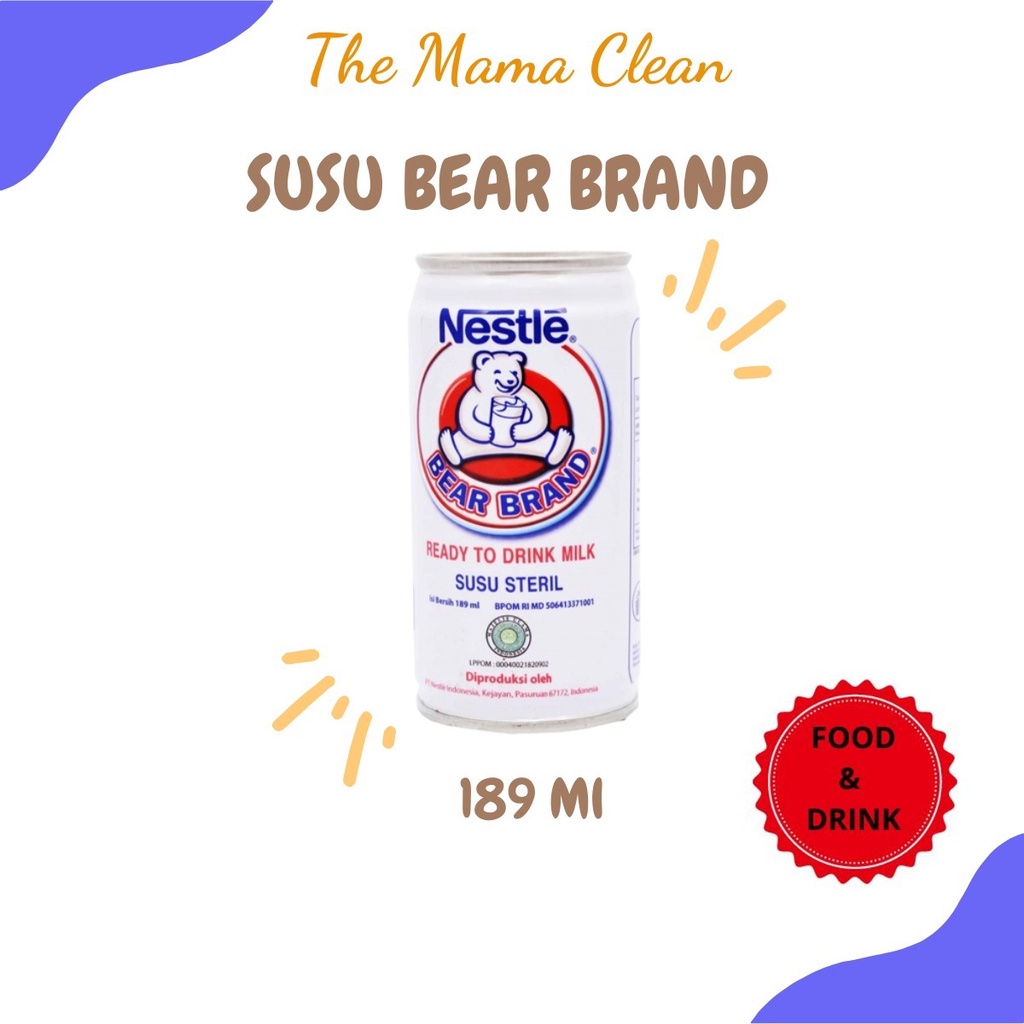 SUSU BEAR BRAND 189ML SUSU STERIL 1 PCS