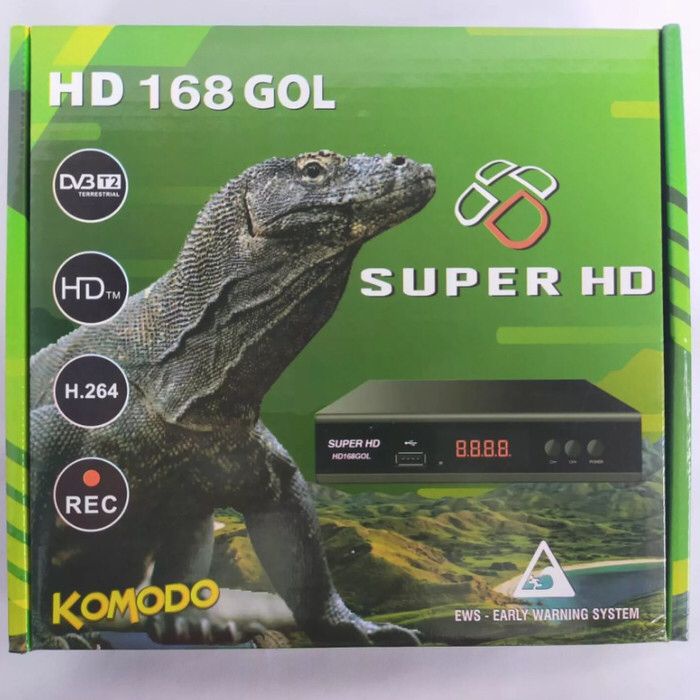 Digital Wifi Smart STB DVB KOMODO - Set Top Box SUPER HD168 4 MB | Recording , Youtube | - SNI [ READY ] dengan Menu Lengkap