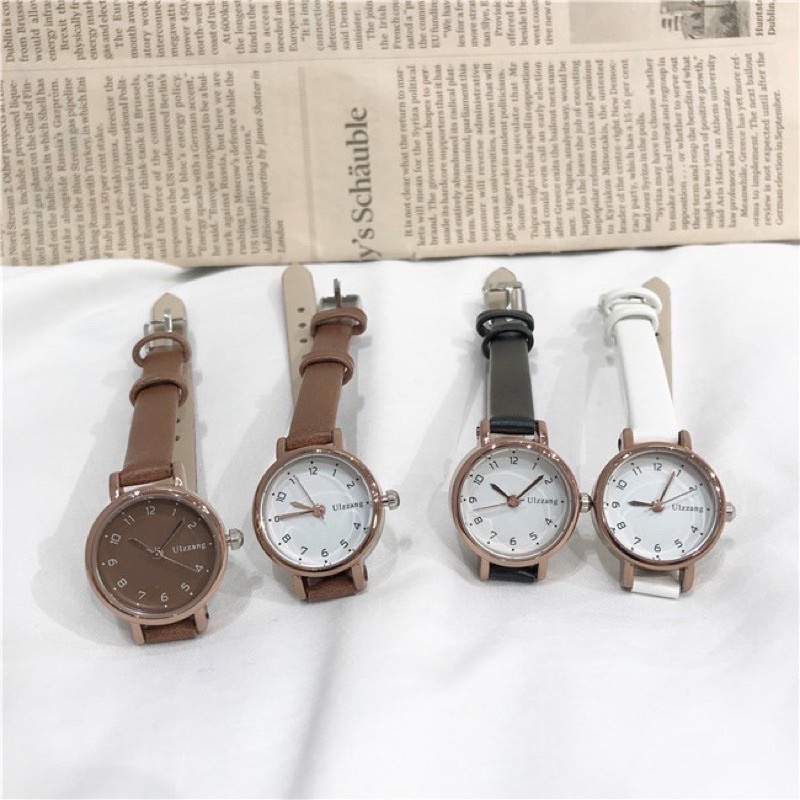 ONNIE Jam Tangan Mini Ulzzang Korea QUARTZ  Casual Simple Chic Slim Vintage