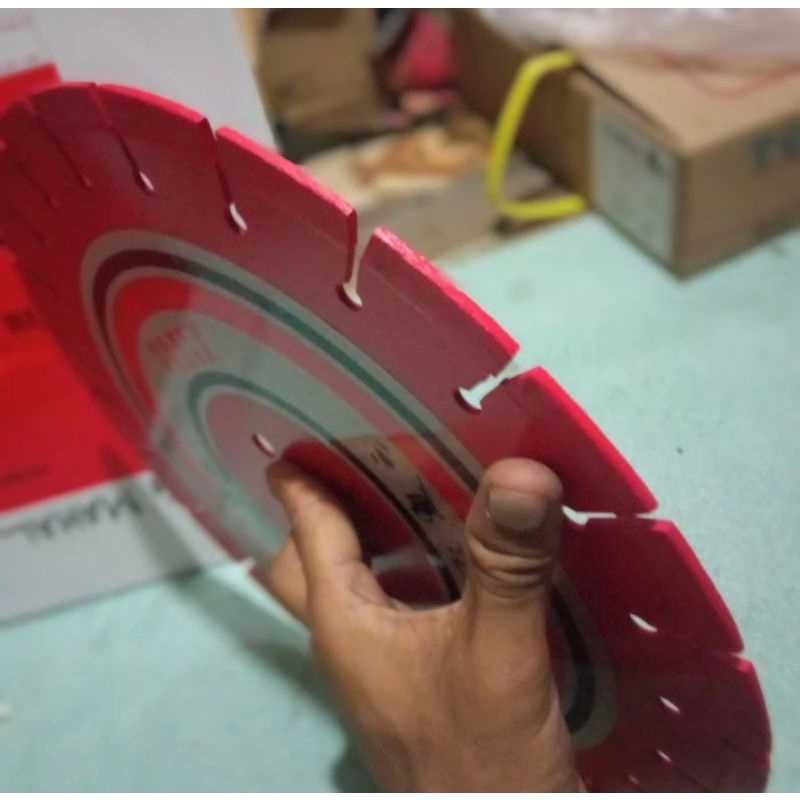 Mata pisau belah beton aspal merk BLITZ 20 inchdiamond cutting