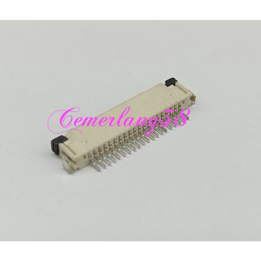 Soket/Konektor Kabel Flexible 20 Pin FFC FPC 1.0mm (SDG) FLEXI
