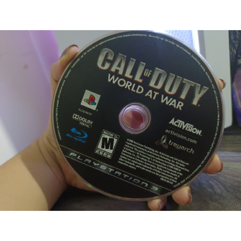 kaset ps 3 tanpa case  call of duty world at war