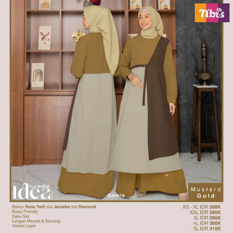 GAMIS NIBRAS IDEA MUSTARD