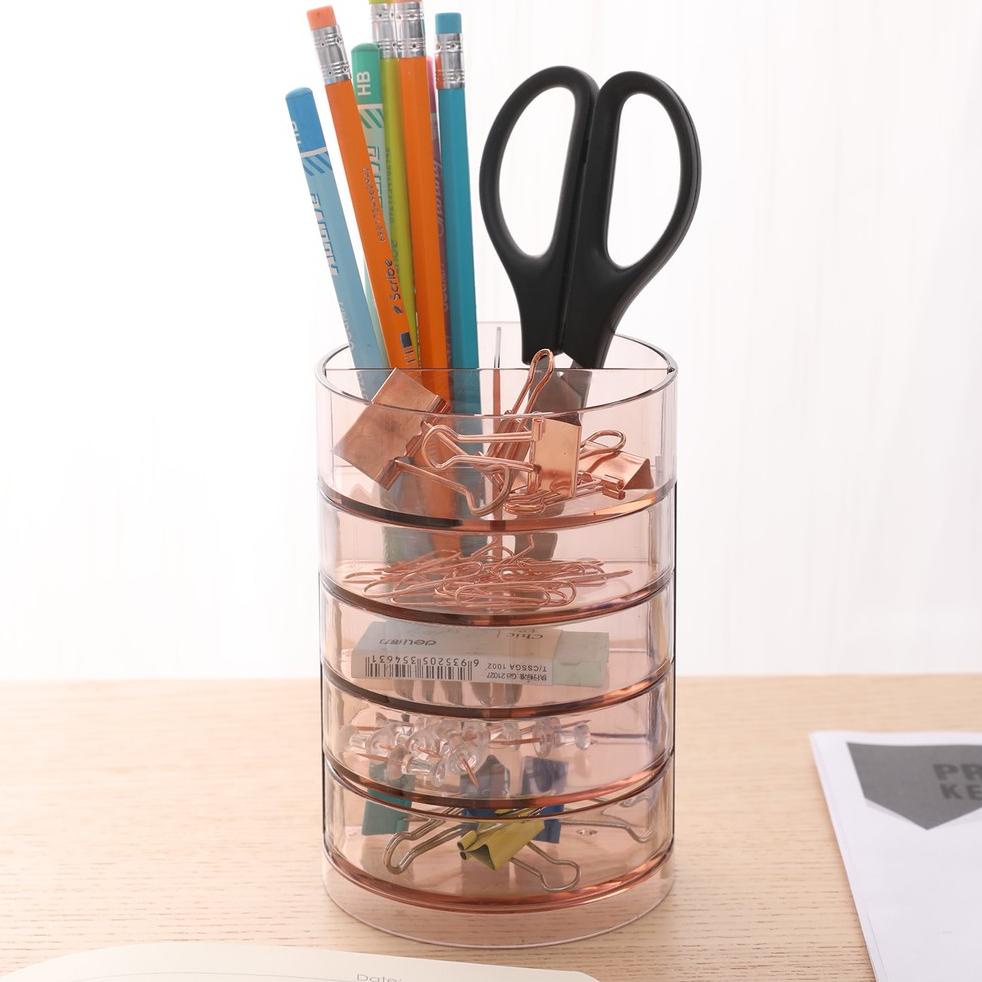 

[G-Y2Y-✔] Deli Tempat Ballpen Desk Organizer 4 laci yang dapat di putar Bahan berkualitas tahan lama E904_murah