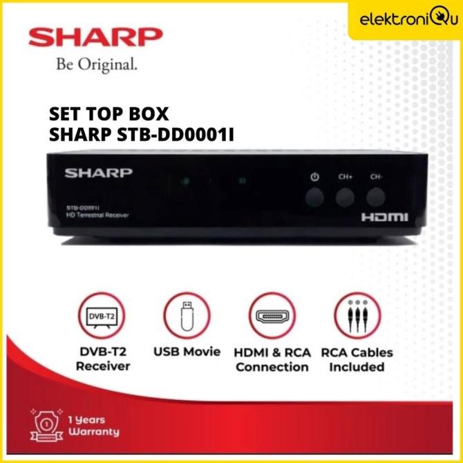 set top box sharp dd001i tv digital dvbt2 setopbox dvb t2