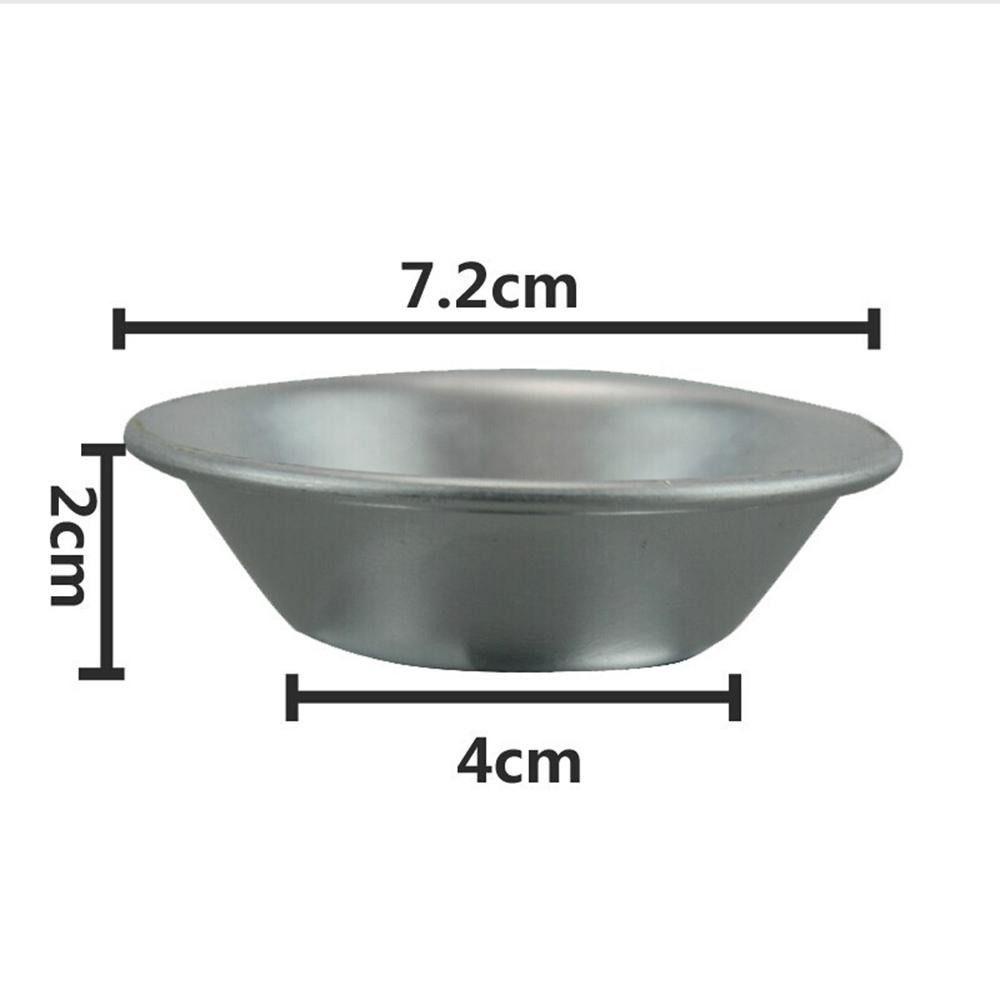 Solighter 25pcs Cetakan Kue Cupcake Dapur Baking Pan Ping Bulat Tart Mold Cupcake