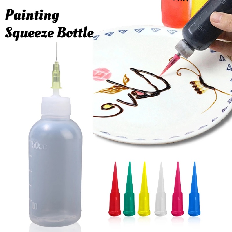 Diy Botol Peras Lukisan Kue/Botol Peras Plastik Food Grade/Craft Frosting Sauce Dessert Hias Baking Pastry Tools