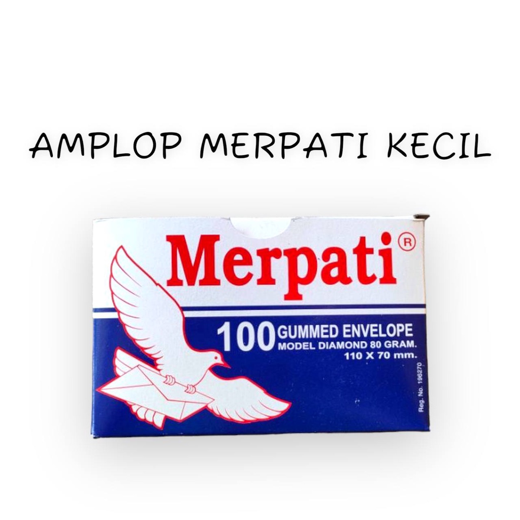 

[1BOX] AMPLOP MERPATI KECIL MINI TANPA LEM / AMPLOP MERPATI KECIL