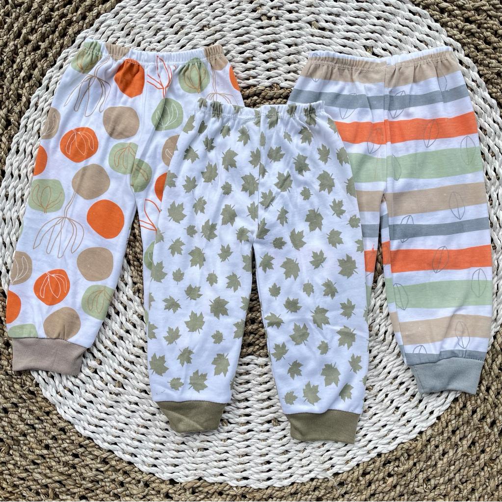 3 PCS Baju Bayi Lengan Panjang + Celana Panjang Bayi Baru Lahir Baju Bayi Setelan Warna Kuning Celana Bayi Newborn Bayi Hadiah Lahiran Bayi DNW BABY