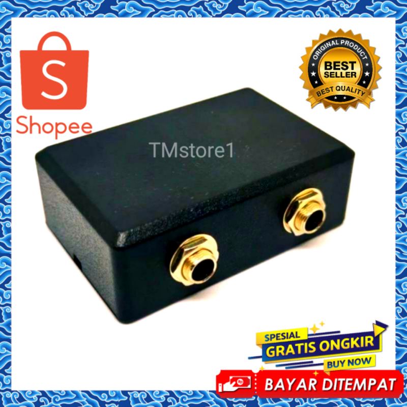 Converter Soundcard V8 Jack 6,5mm Dual Input For Gitar Keyboard Drum