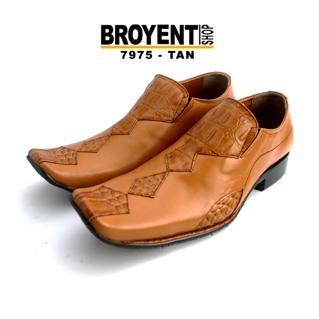 Sepatu Pantofel Pria Kulit Asli 7975